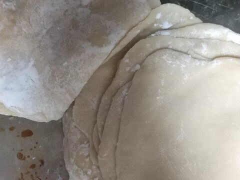 モチモチおからパウダー入り餃子の皮！